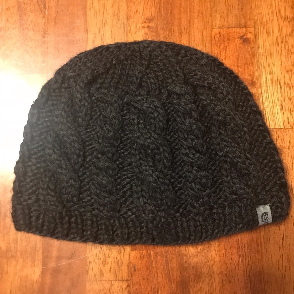 Black The North Face Cable Knit Hat